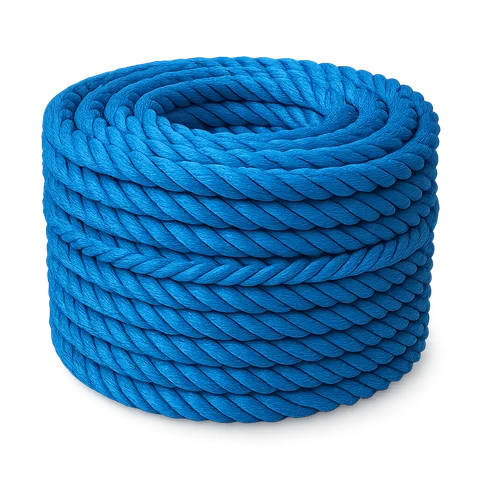 Канат полипропиленовый тросовой свивки 3-х прядный 14 мм